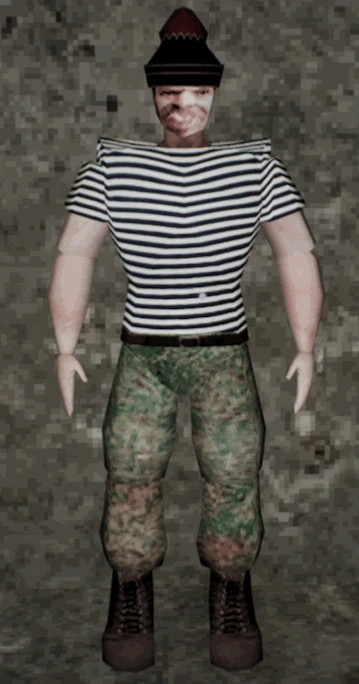 A Player wearing the Petushok Hat.
