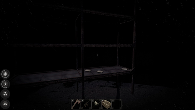 The left silo has shelves that spawn meds, guns, magazines and ammo