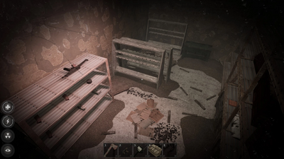 The Weapons locker room has guns, ammo, magazines, military boxes, medicine and Clothing spawns inside and is highly irradiated.